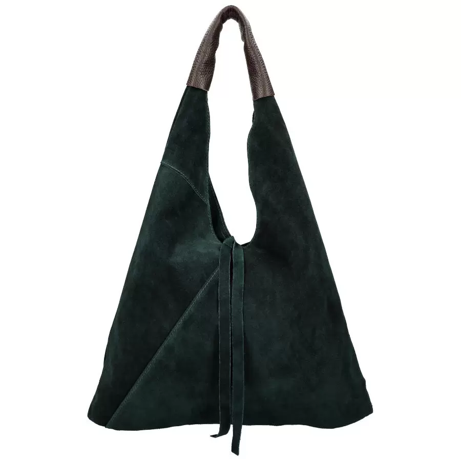 Leather handbag 0801 - GREEN - ModaServerPro