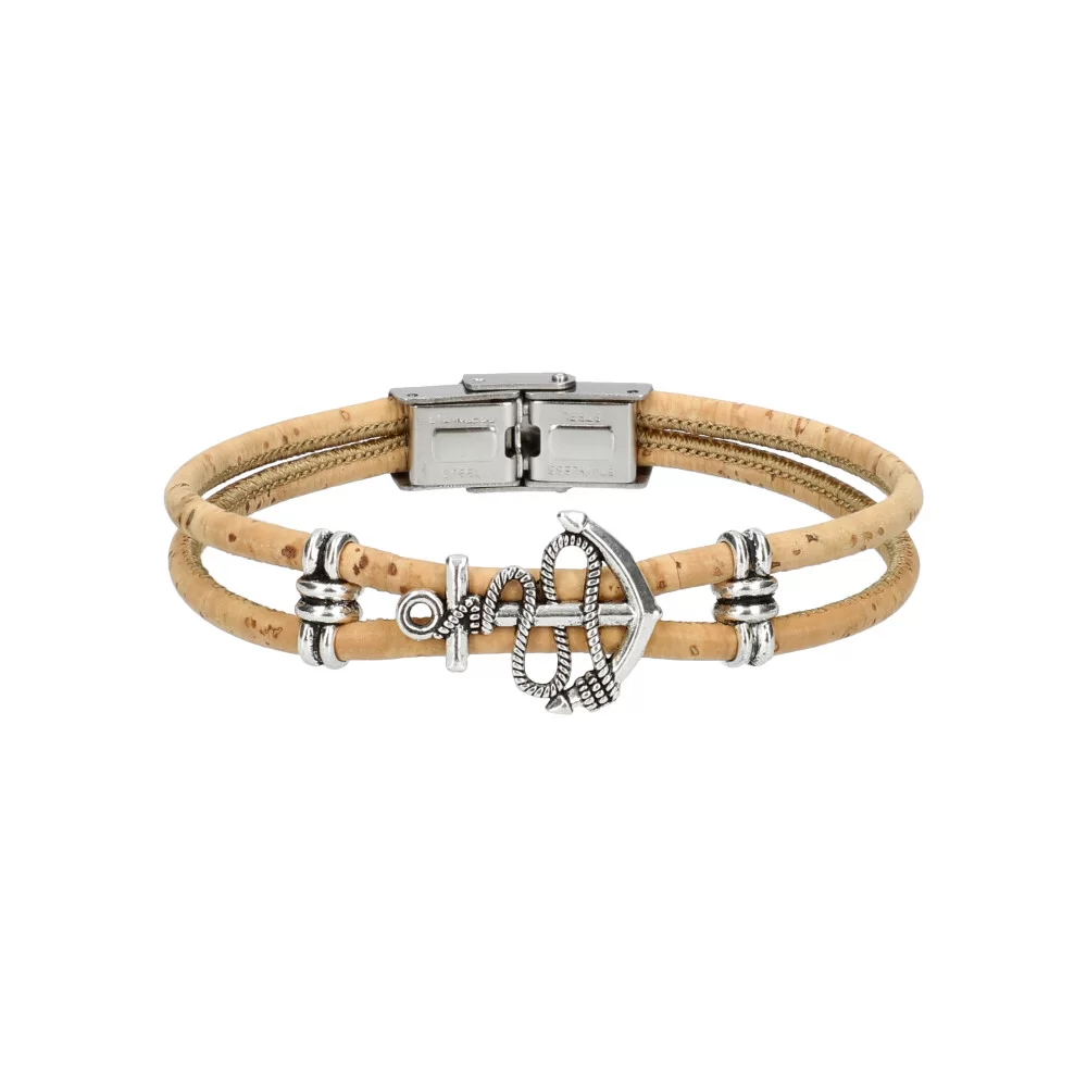 Woman cork bracelet LB027 - Harmonie idees cadeaux