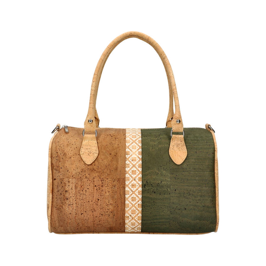 Cork handbag MSC10 GREEN ModaServerPro