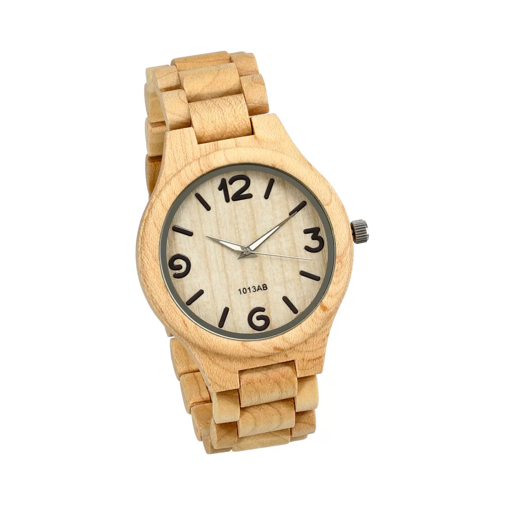 Relógio de madeira + caixa RM006 - ModaServerPro