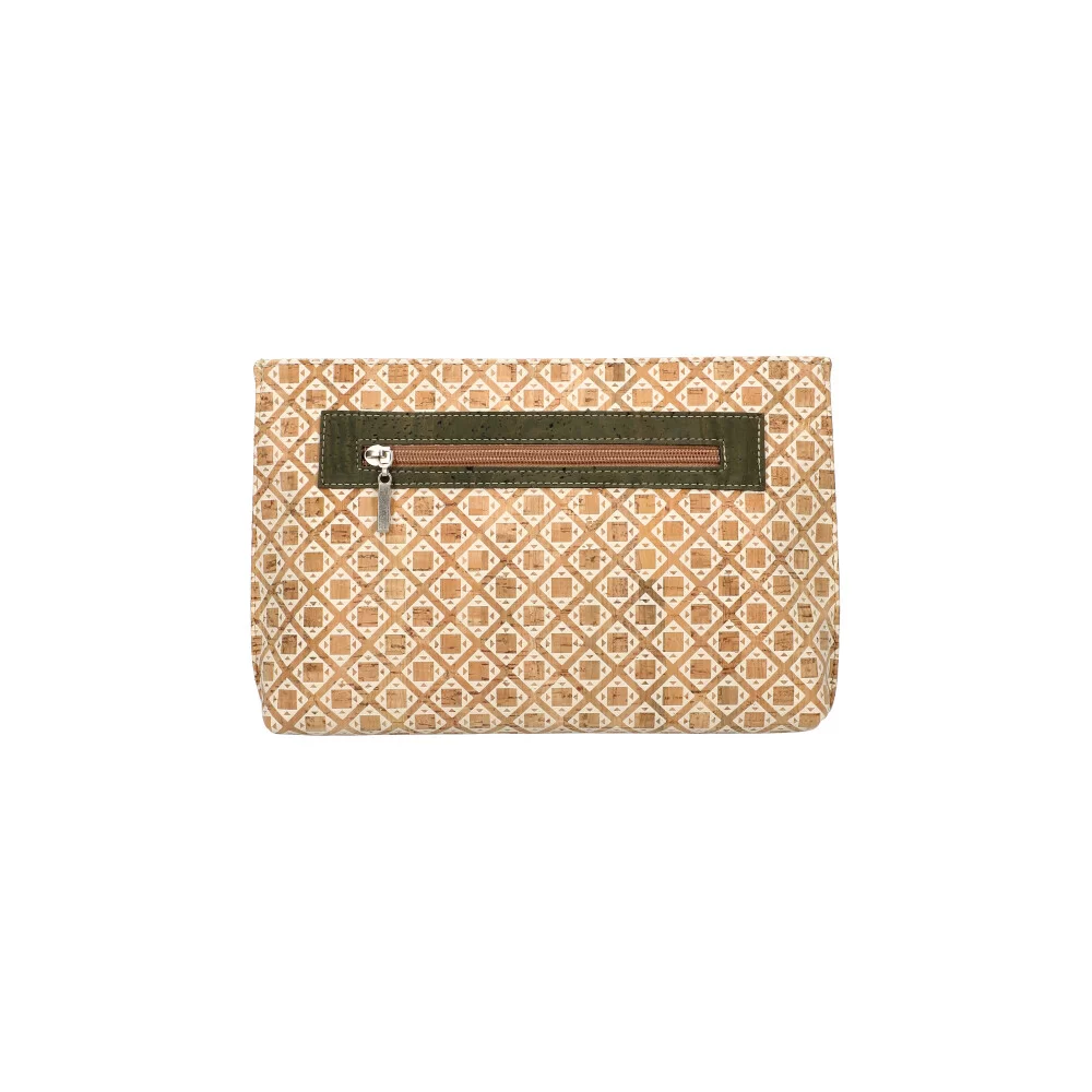 Cork clutch bag MSBS27 - GREEN - ModaServerPro