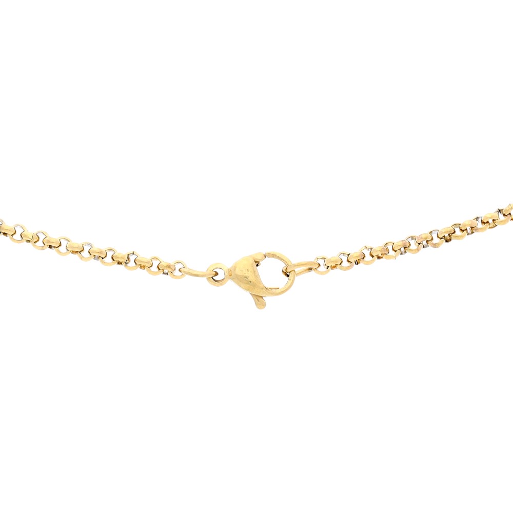 Steel necklace N21684-2 - SacEnGros
