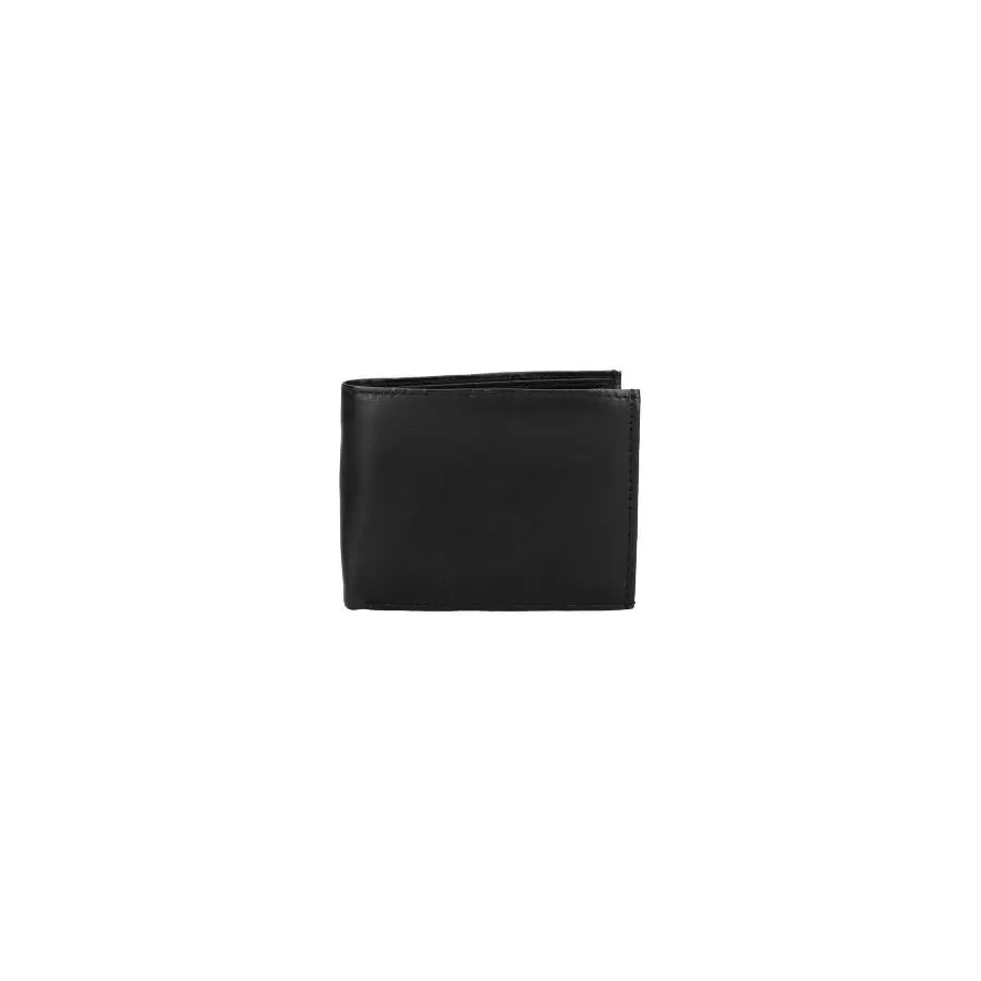 Leather wallet RFID men 121812 - BLACK - ModaServerPro