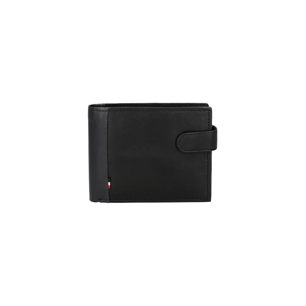 Leather wallet man 391661 - BLACK - ModaServerPro