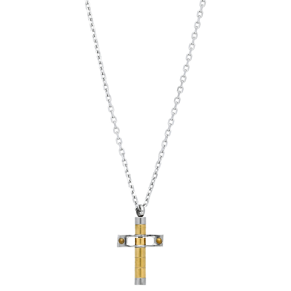 Steel necklace MV170230 - GOLD - SacEnGros