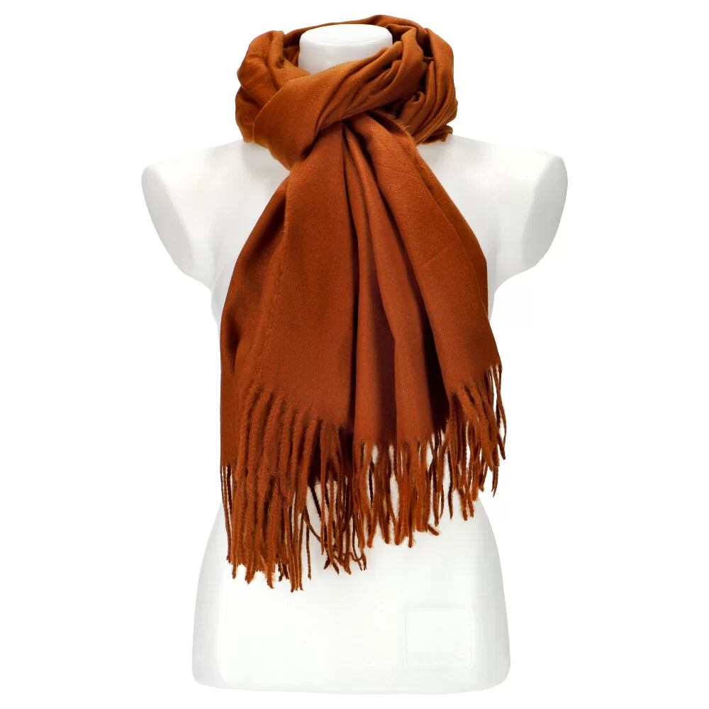 Woman winter scarf 29009B - BROWN - ModaServerPro