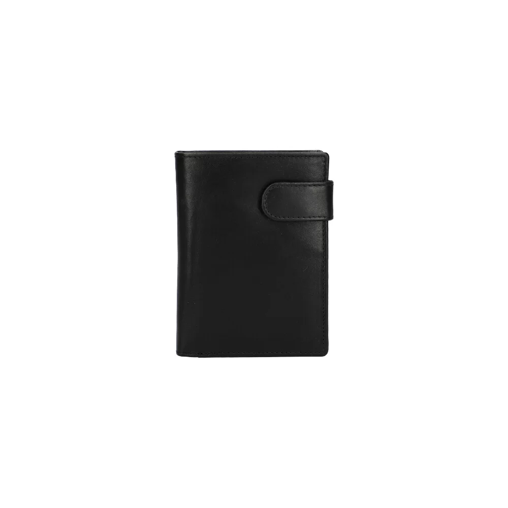 Leather wallet man 161810V - BLACK - ModaServerPro