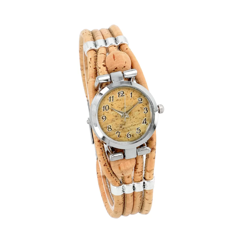 Relógio de cortiça mulher FB400011 - NATUREL - ModaServerPro