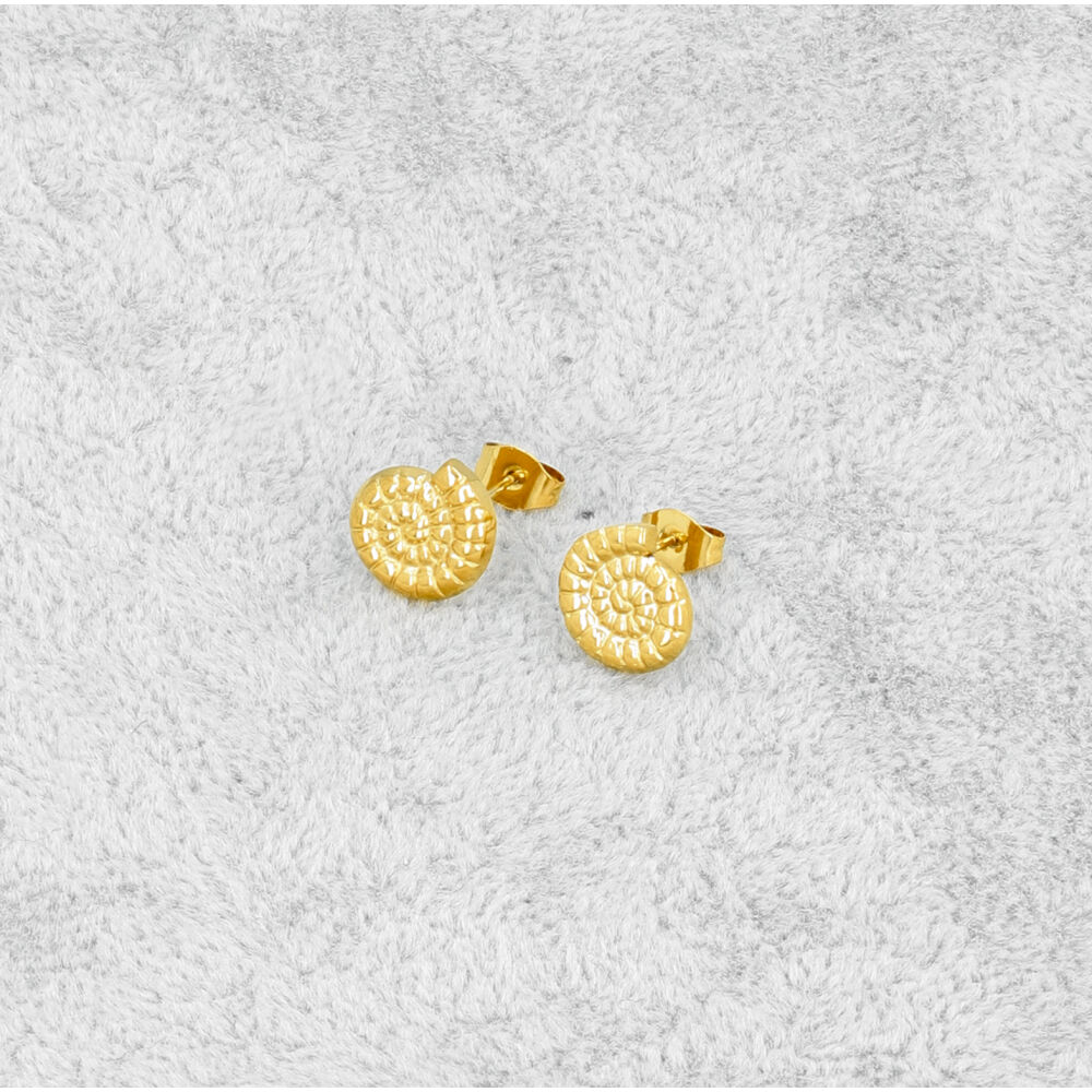 Steel Earring FBU656 1 GOLD ModaServerPro