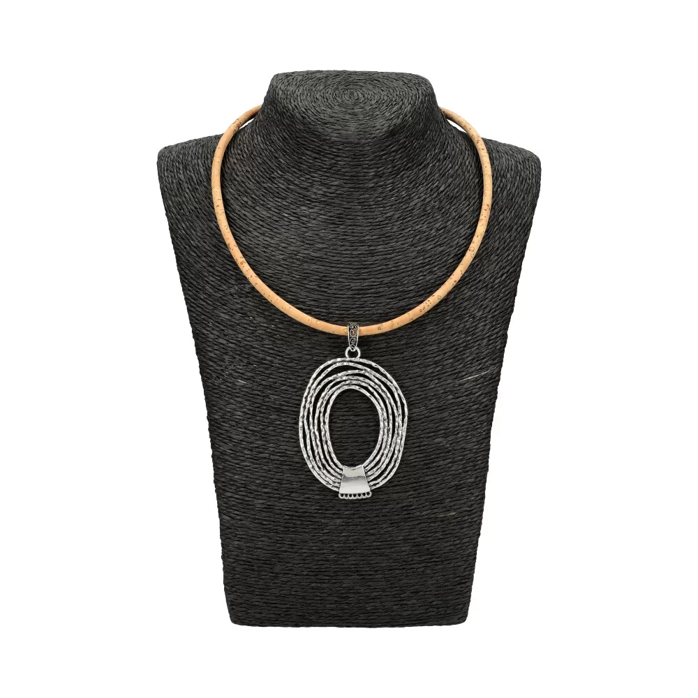 Cork necklace woman LB019 - Harmonie idees cadeaux