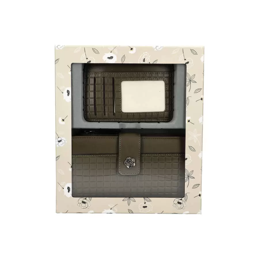 Box + Wallet + Wallet AH8001 - GREEN - ModaServerPro
