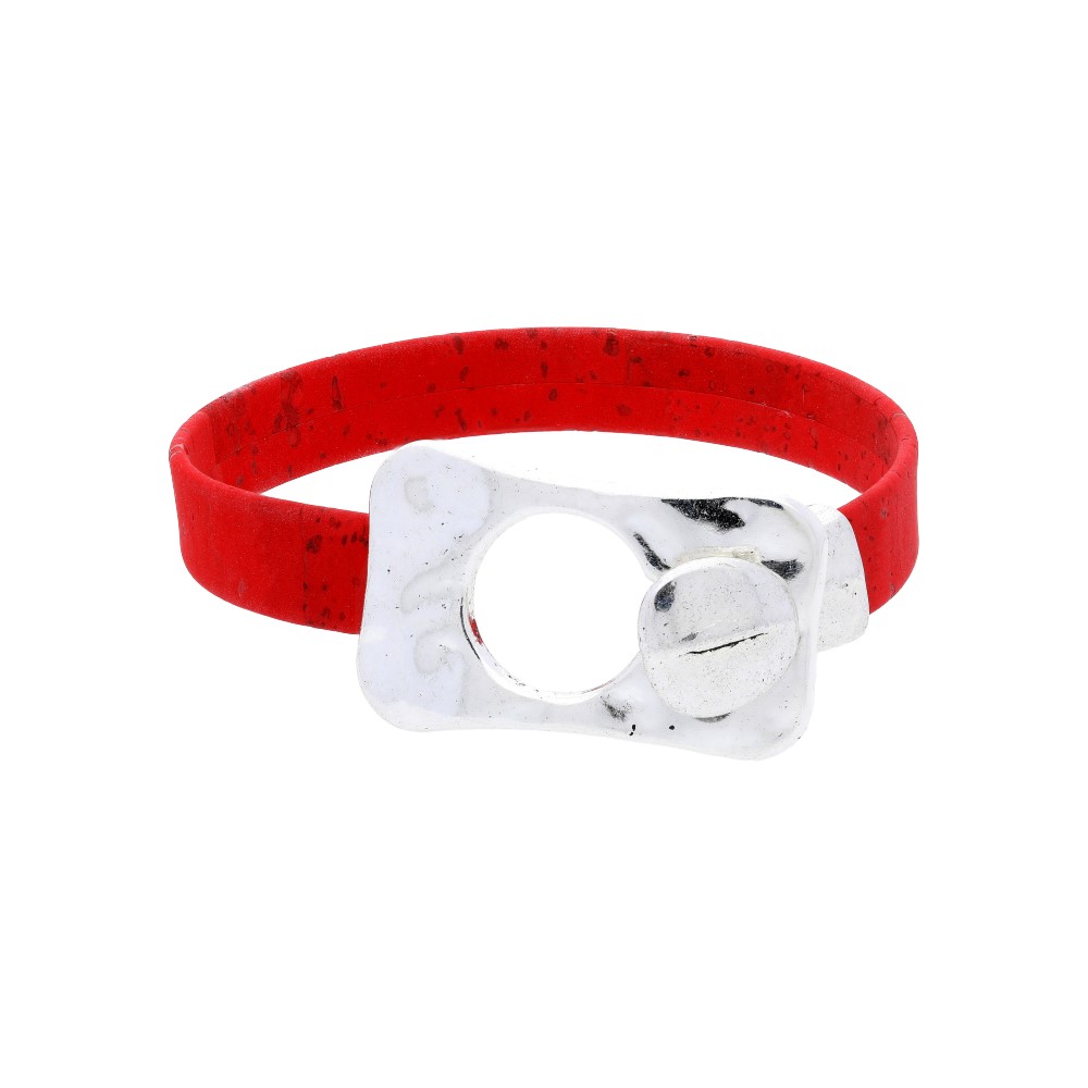 Bracelet en liège OG21273 - RED - ModaServerPro
