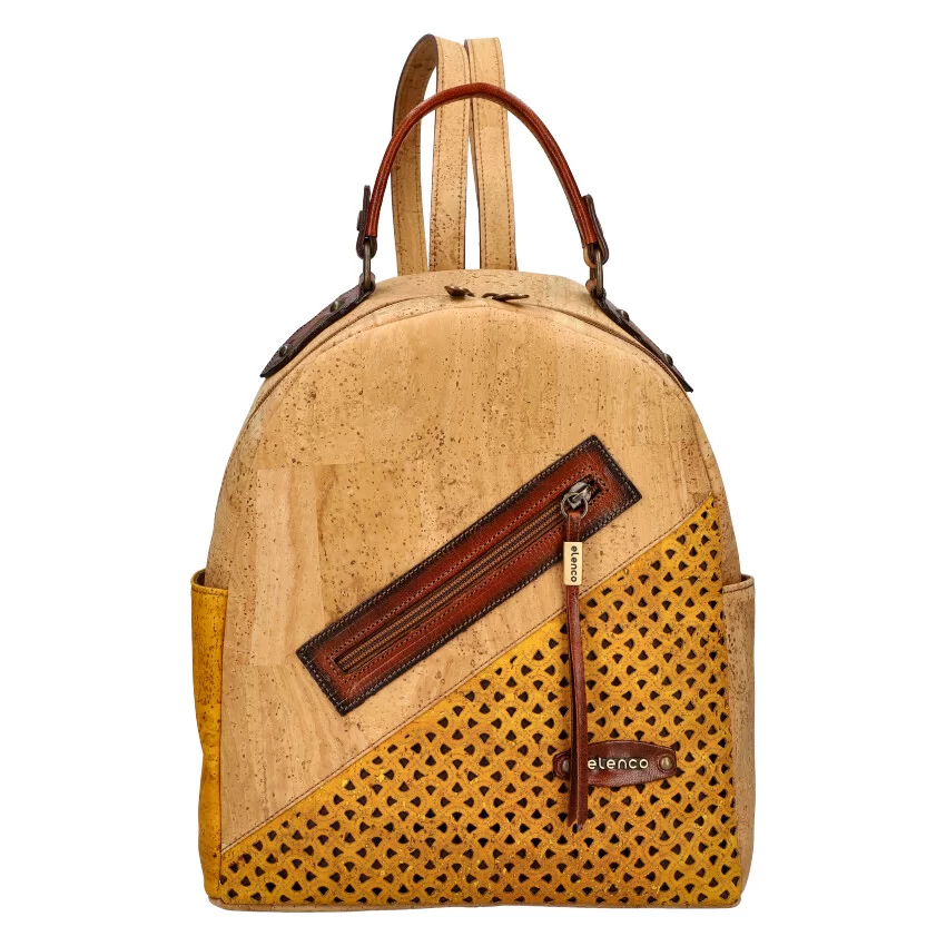 Backpack in cork and leather EL005234