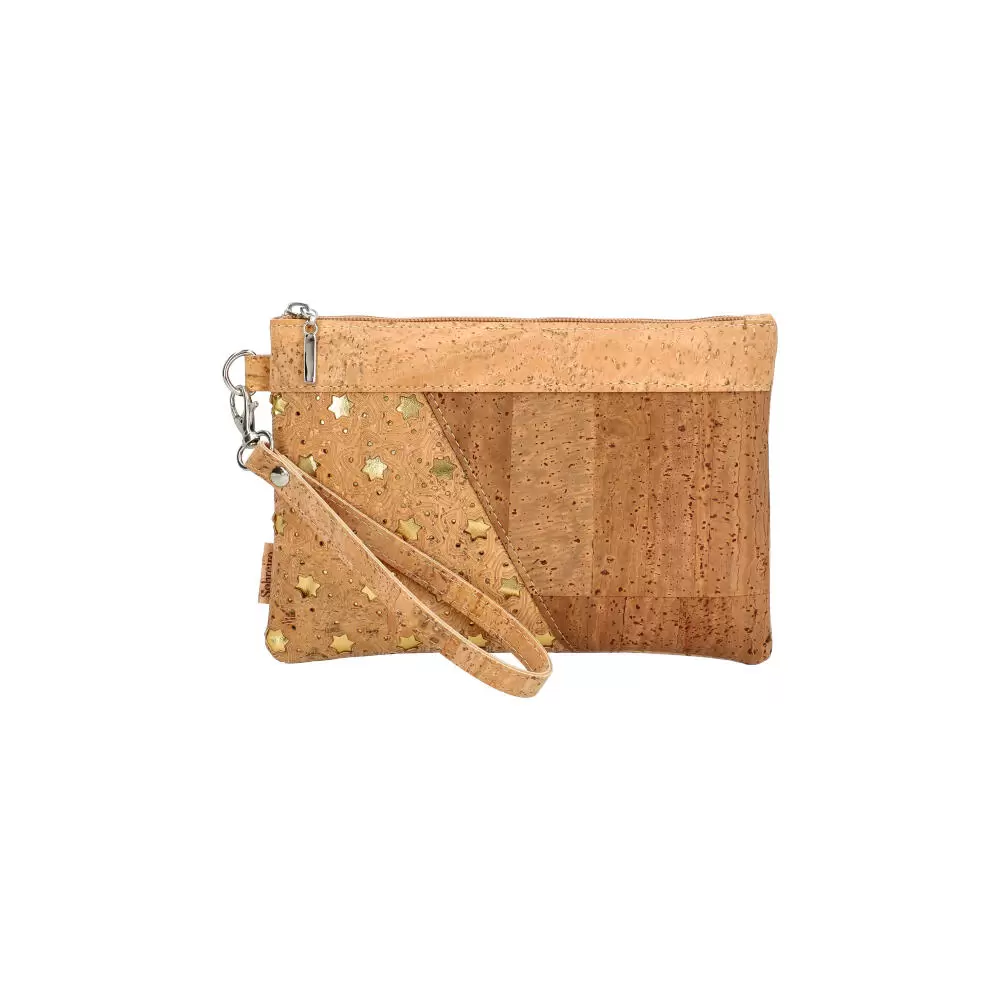Cork clutch bag MSL24 - BROWN - ModaServerPro