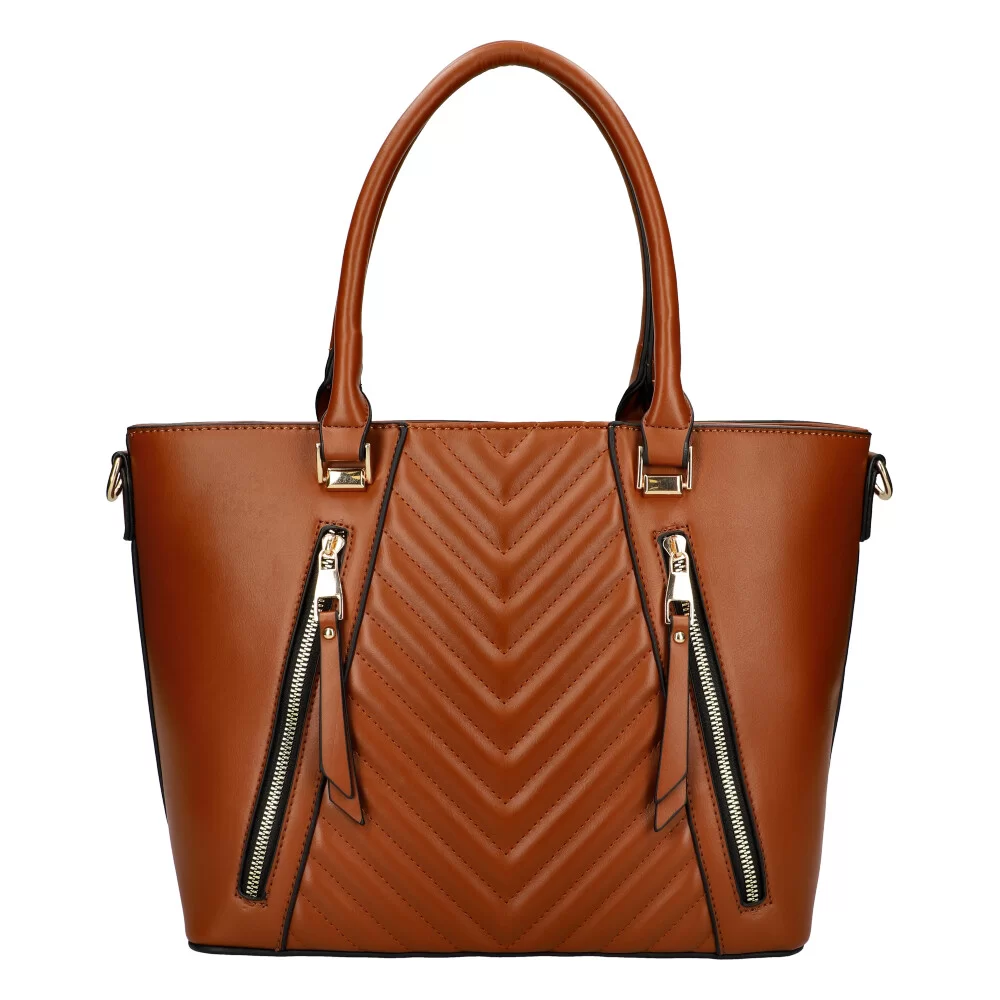 Handbag M 026 - BROWN - ModaServerPro