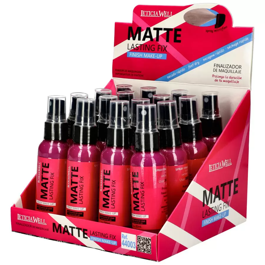Pack 16 Pcs spray maquillage fixant mate 44003 - ModaServerPro