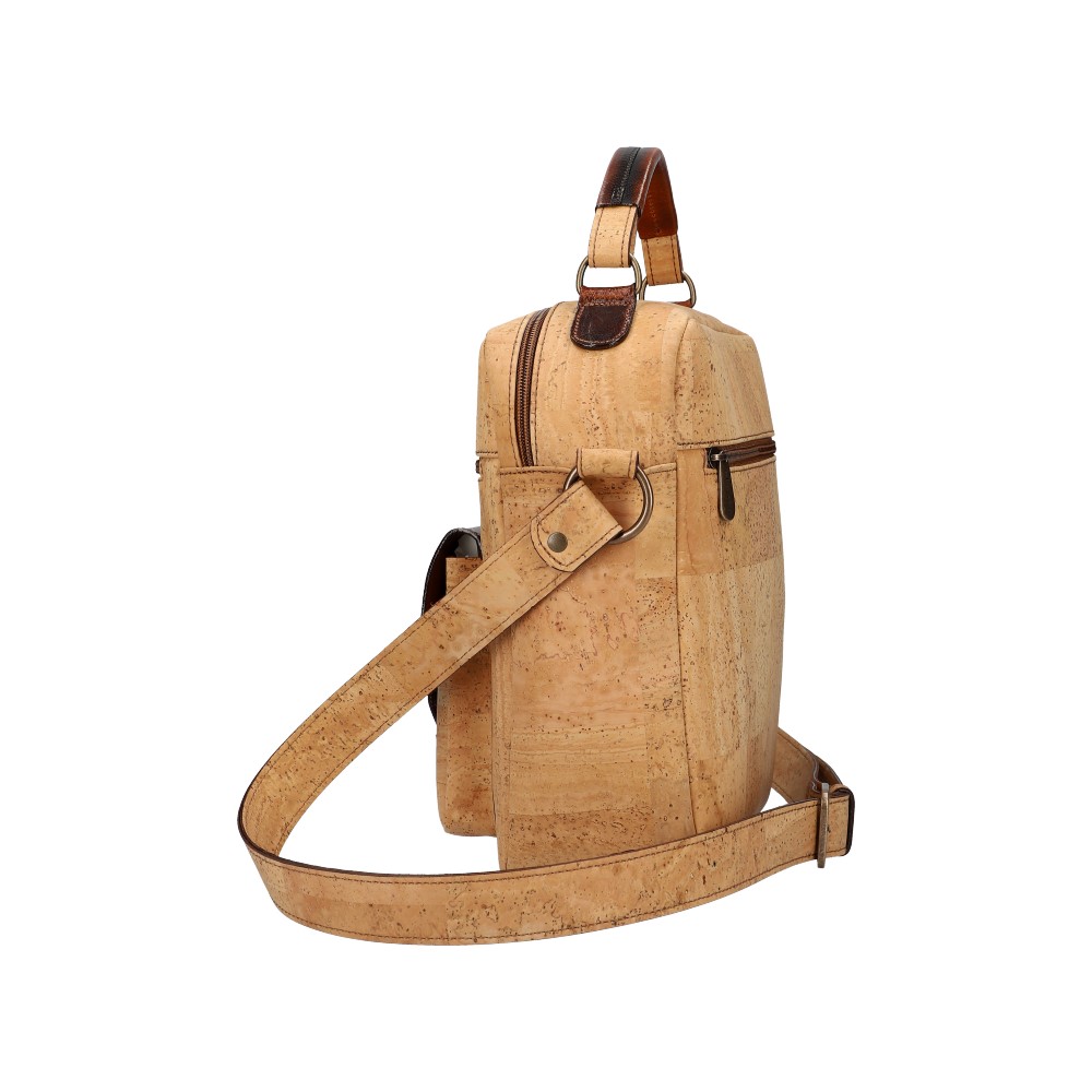 Cork and leather Crossbody bag EL005075 - ModaServerPro