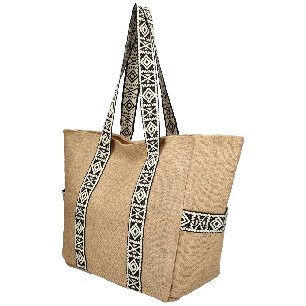 Saco de praia JW1256 - BLACK - ModaServerPro