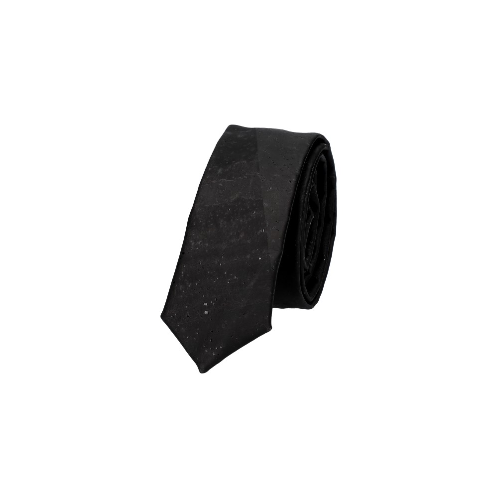 Cravate en liège ORNGR00-1 - BLACK - ModaServerPro