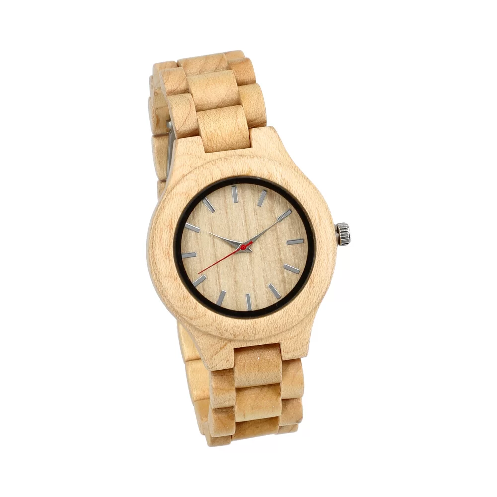 Relógio de madeira MUL048 - ModaServerPro