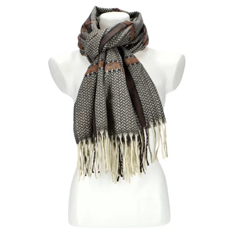 Woman winter scarf WD239 - GREY - ModaServerPro