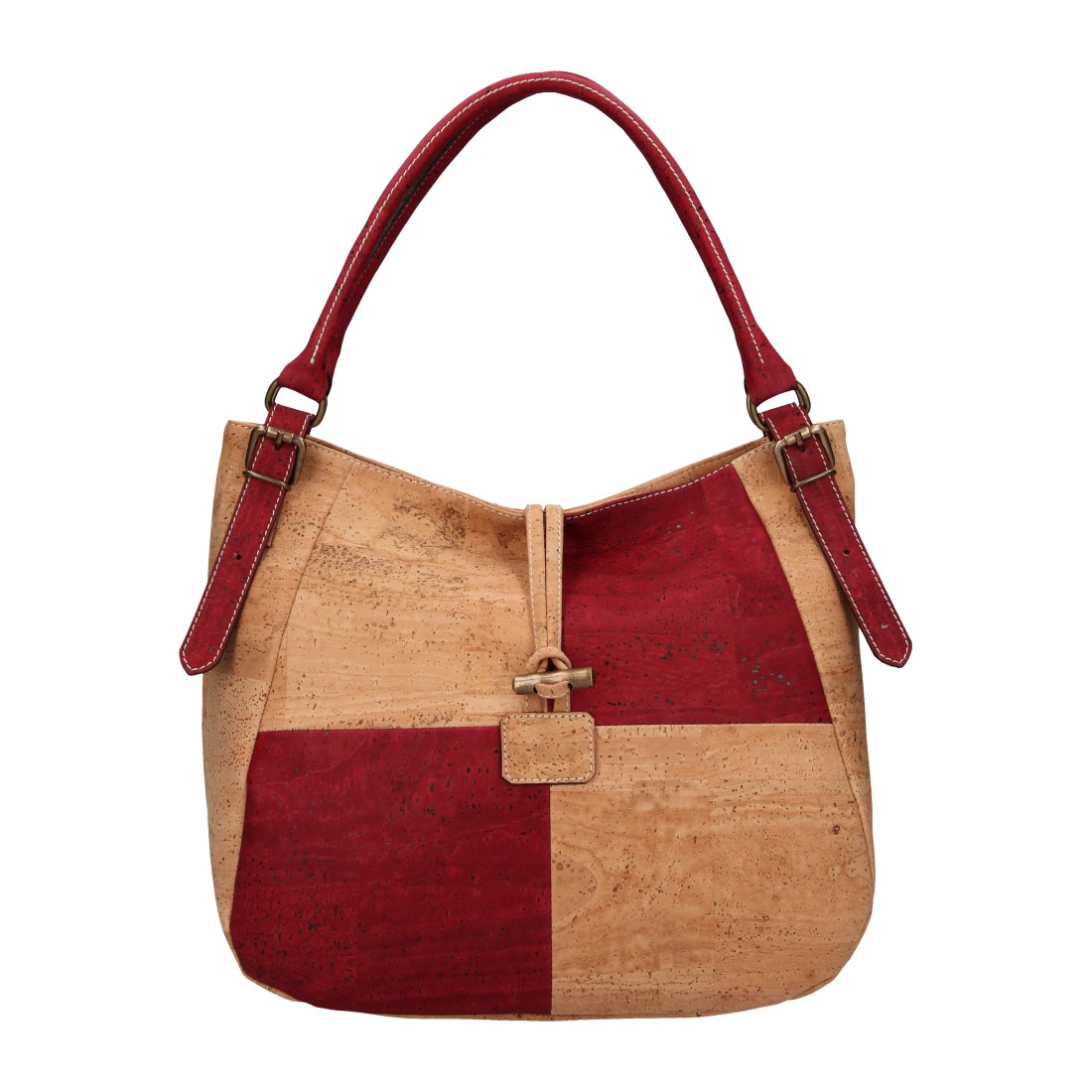 Cork handbag MAF00249 - BORDEAUX - ModaServerPro