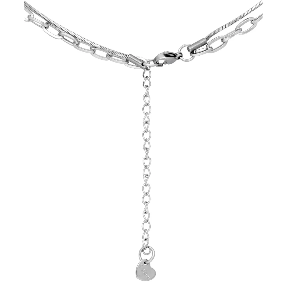 Steel necklace woman LZQ0628 6 - ModaServerPro