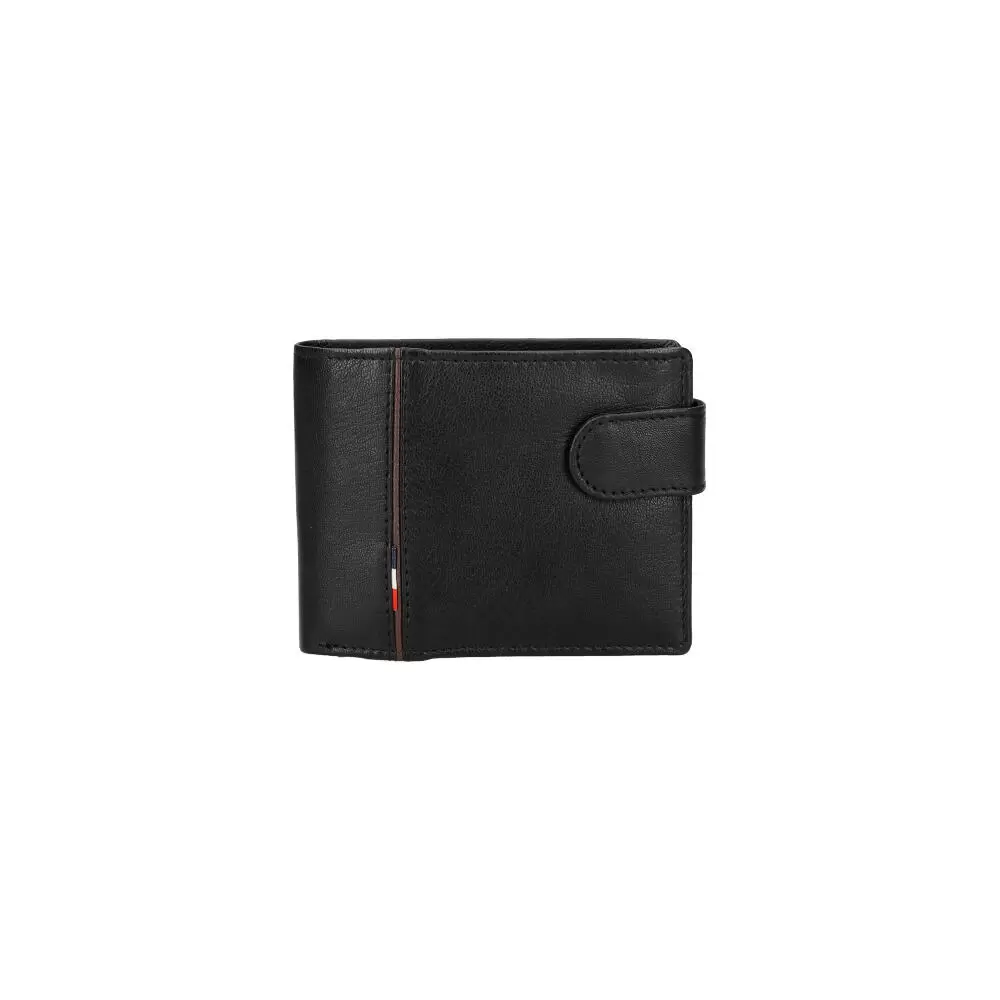 Leather wallet man 470130 - BLACK - ModaServerPro