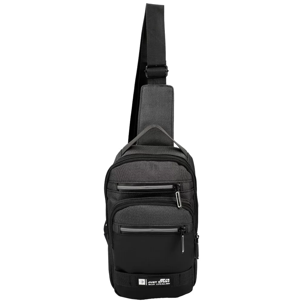 Travel shoulder bag FF16157 - BLACK - ModaServerPro