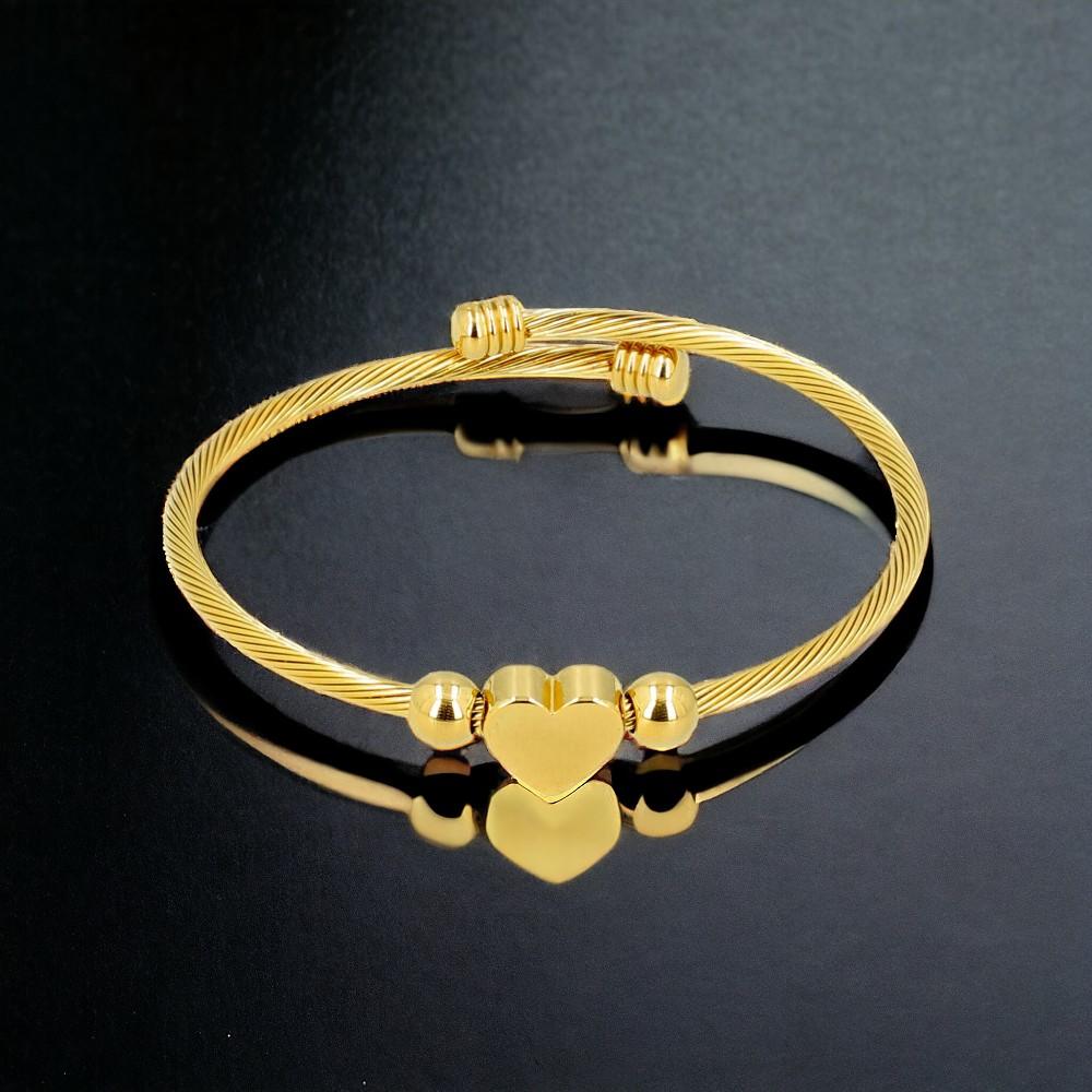 Steel bracelet women FBU485 1 GOLD ModaServerPro