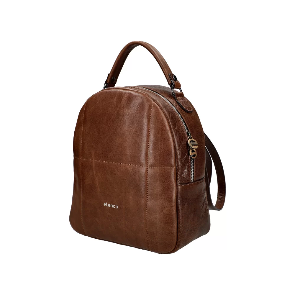 Leather backpack EL5744