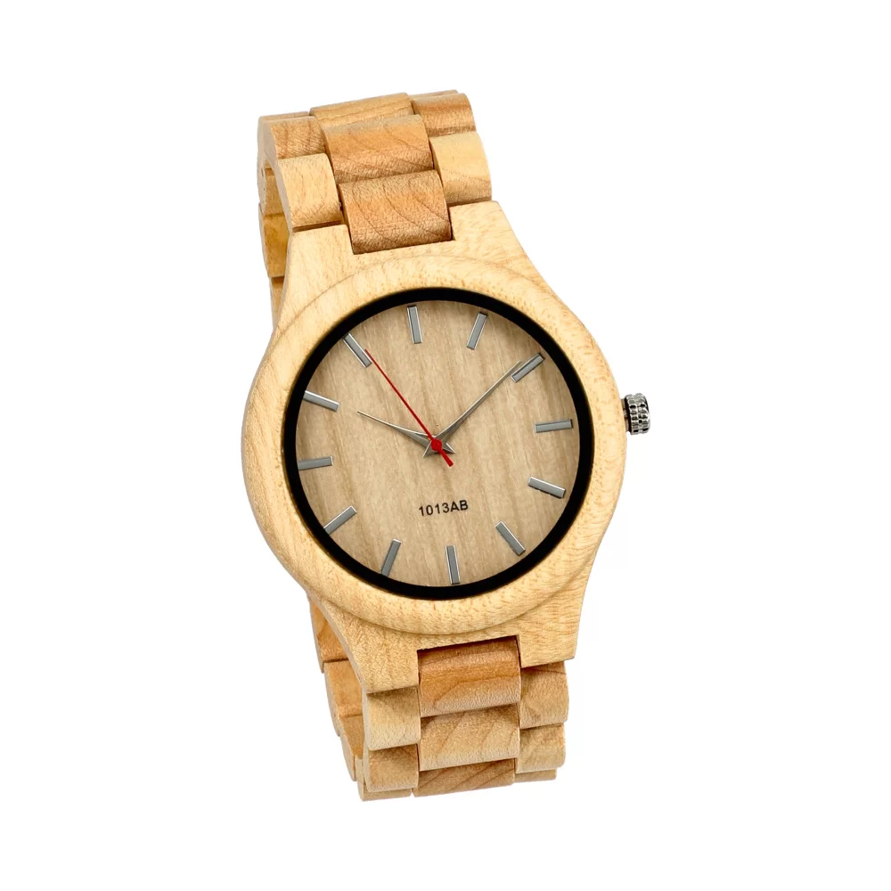 Relógio de madeira + caixa RM002 - ModaServerPro