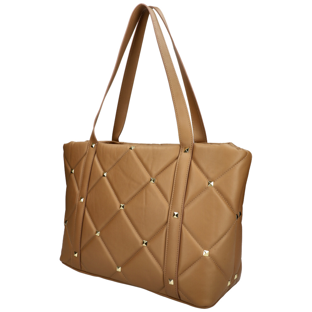 Leather handbag 6886