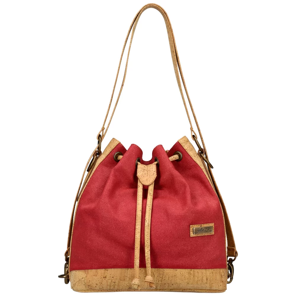 Cork handbag JF027 - BORDEAUX - ModaServerPro