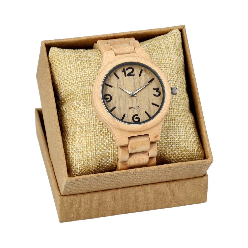 Wood watch + box RM003 - ModaServerPro