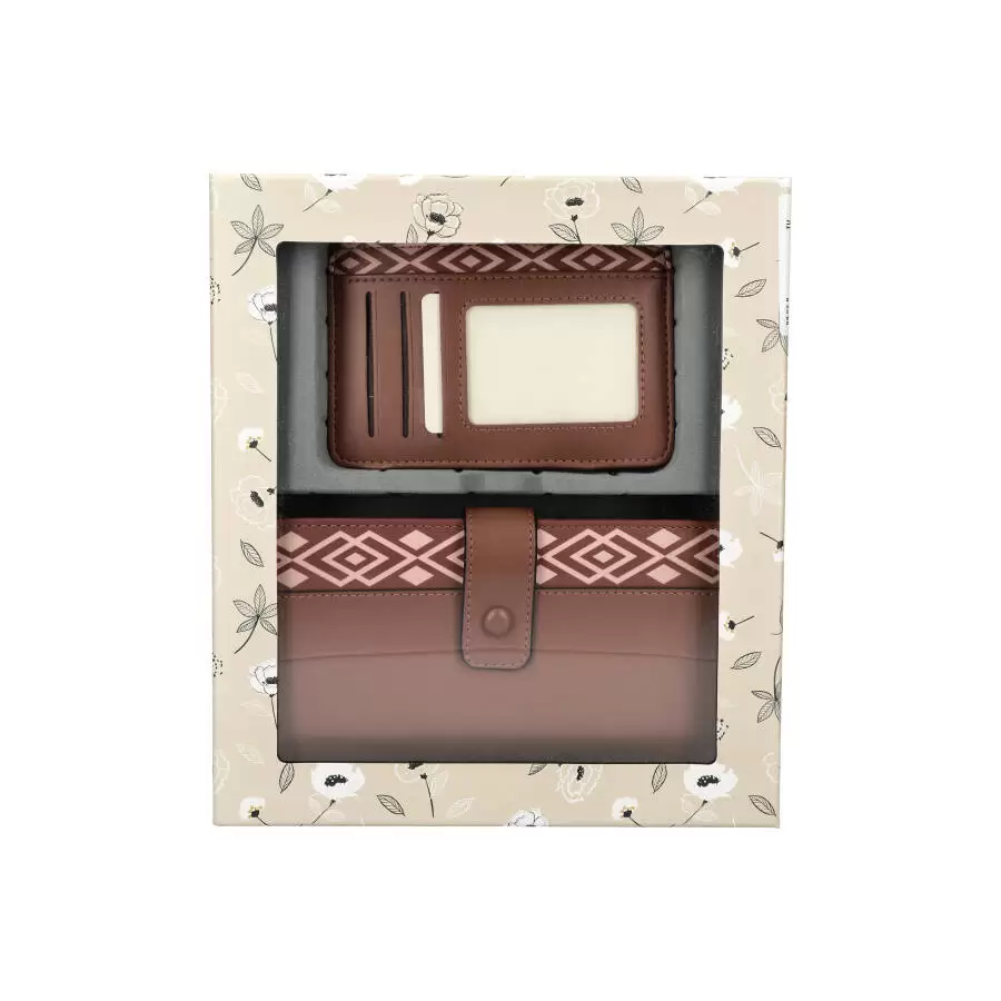 Box + Wallet + Wallet AH8002 - PINK - ModaServerPro