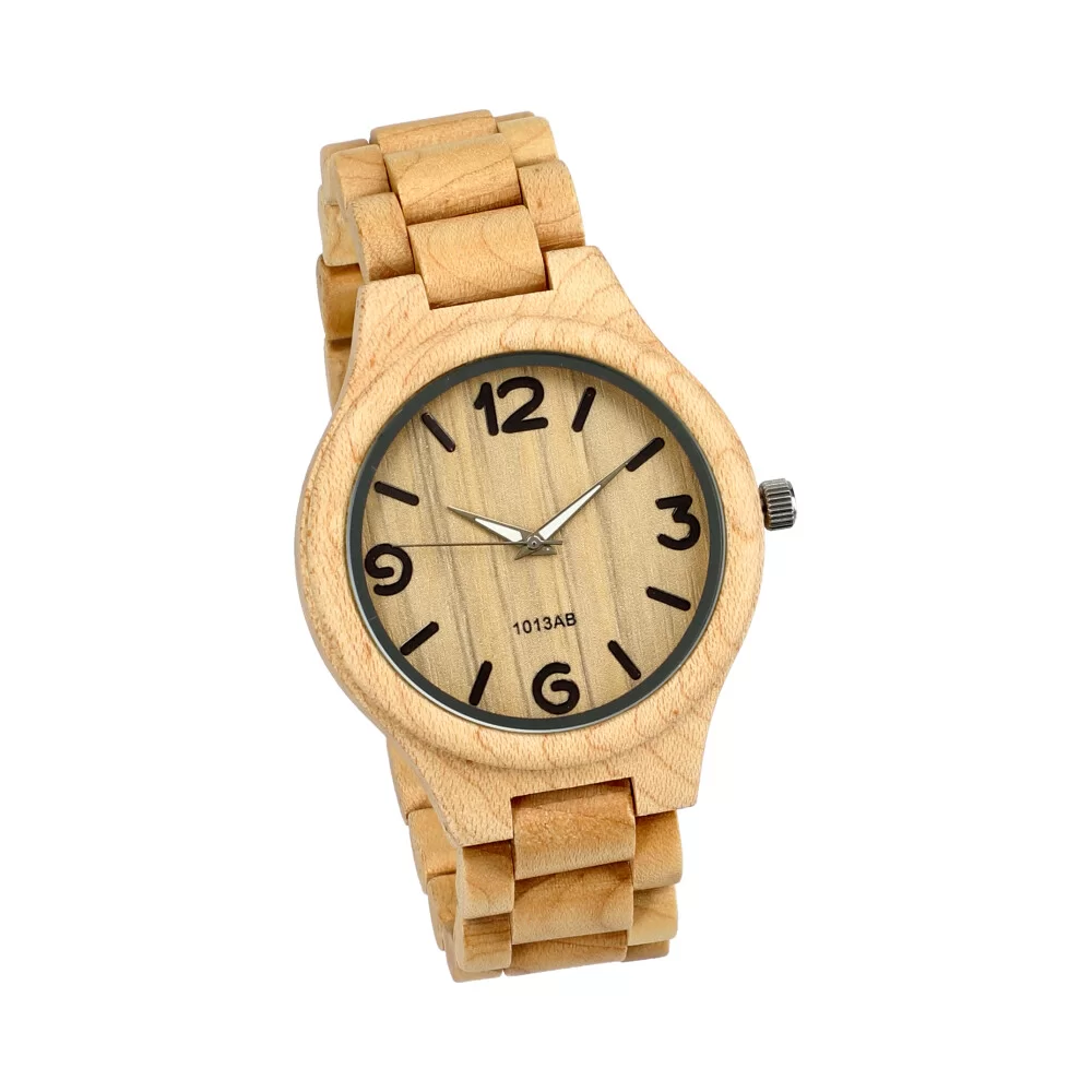 Relógio de madeira + caixa RM003 - ModaServerPro