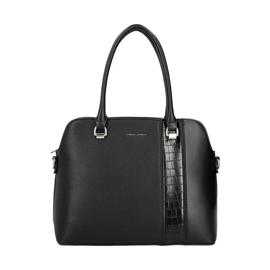 Handbag 6752 1 - BLACK - ModaServerPro