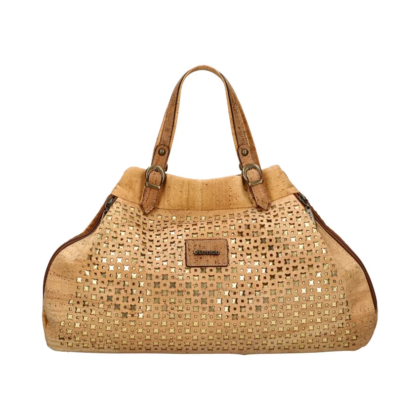Cork handbag EL004041 - NATUREL - ModaServerPro