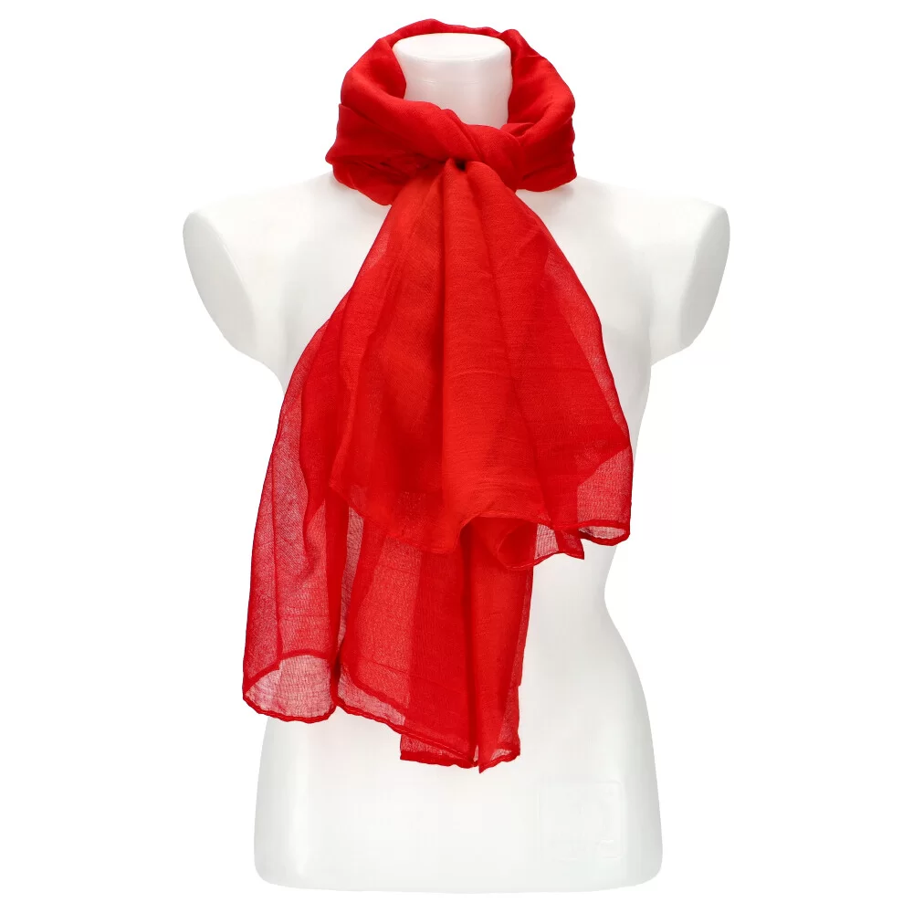Woman scarf M250 - RED - ModaServerPro
