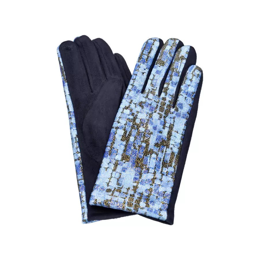 Woman gloves UHH37 - BLUE - ModaServerPro