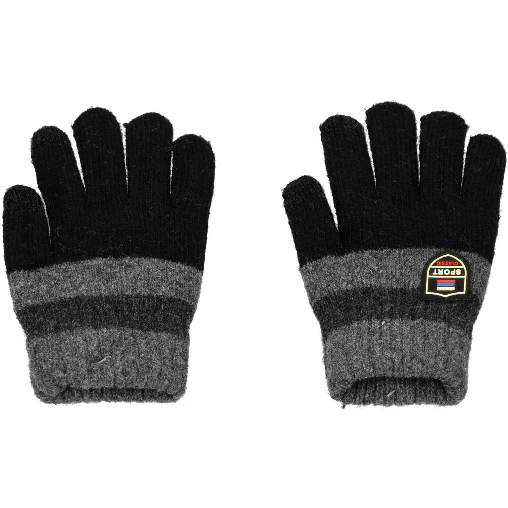 Kids gloves U19304 - BLACK - ModaServerPro