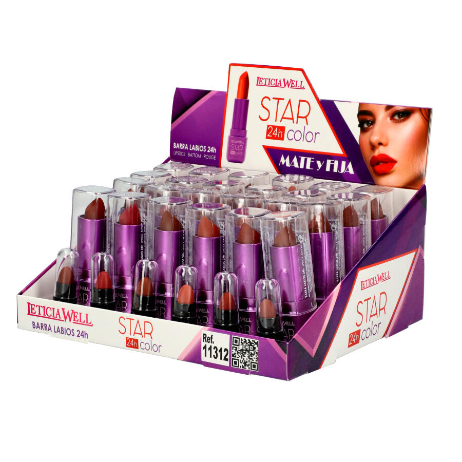 Pack 24 Pcs lipstick matte 11312 - ModaServerPro