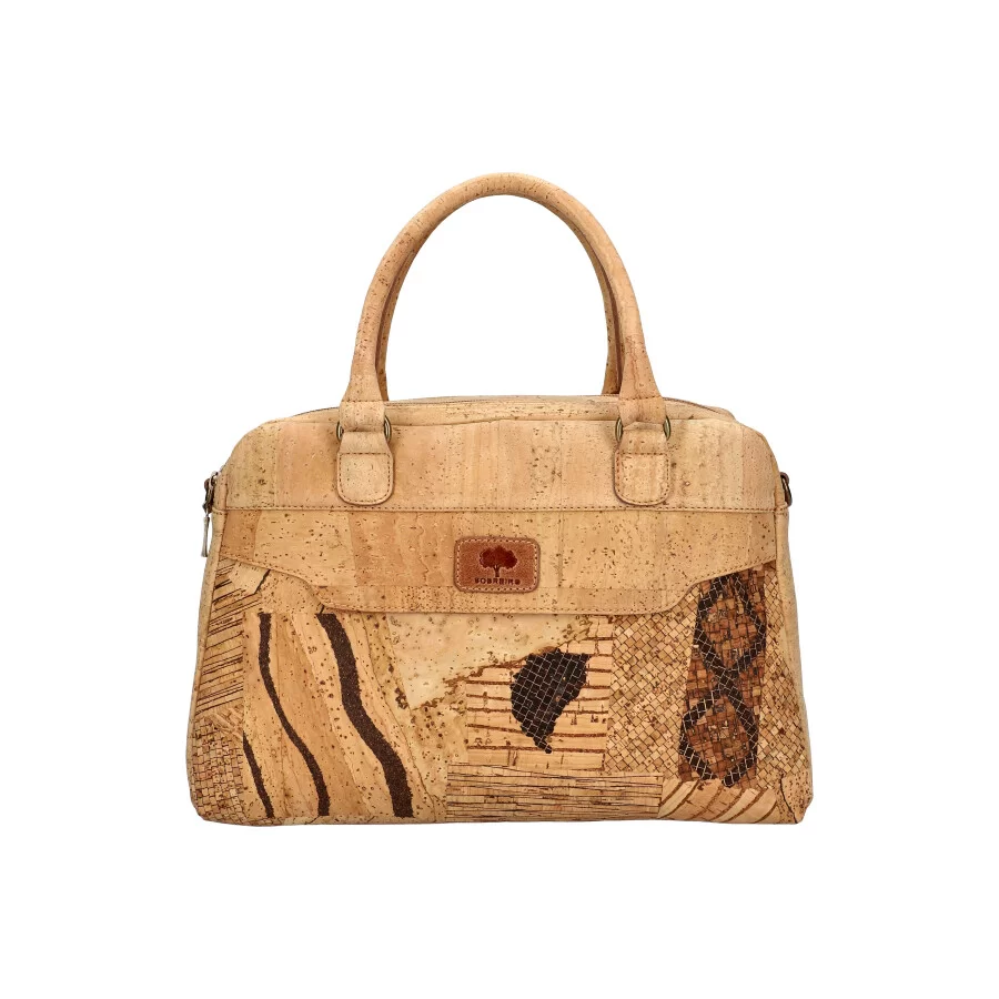 Cork handbag MAF039 - NATUREL - ModaServerPro