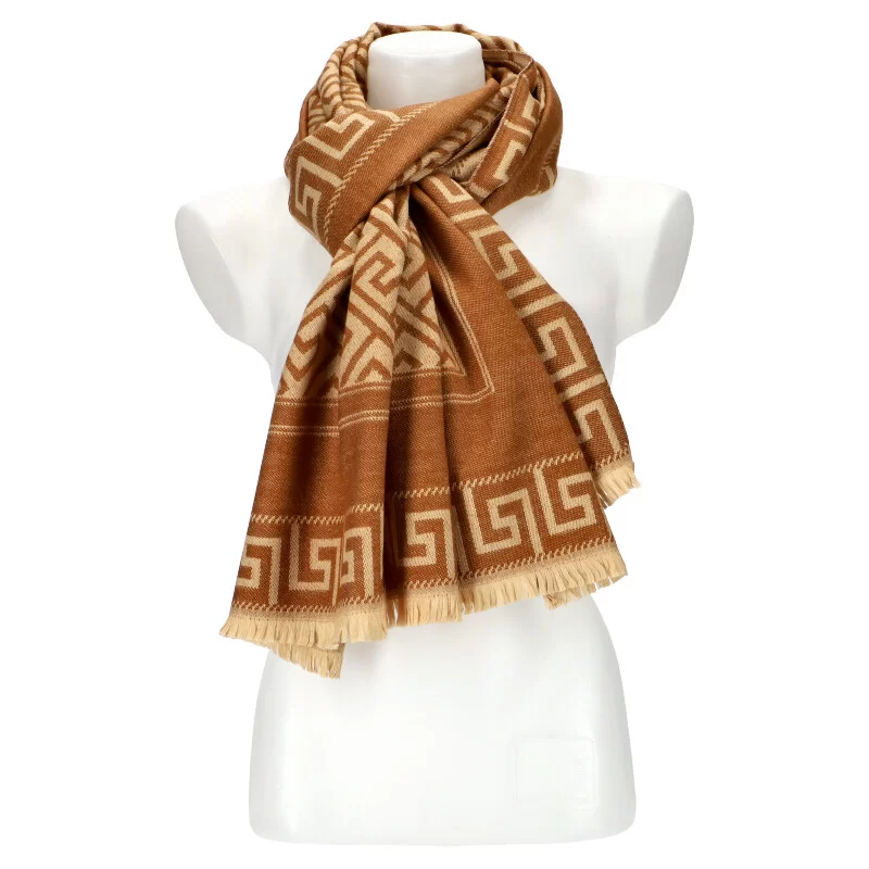 Woman winter scarf WJ14545 - BROWN - ModaServerPro