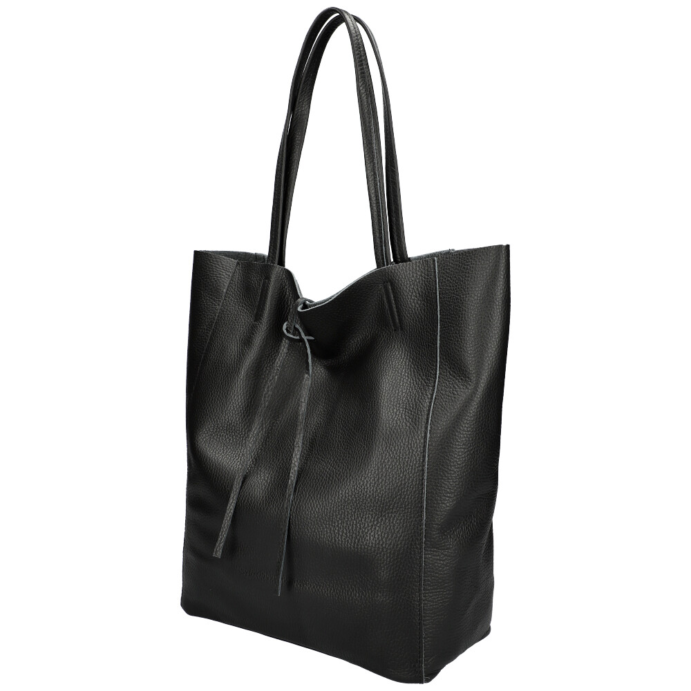 Leather handbag MS001