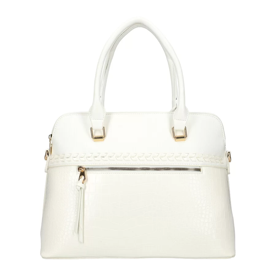 Handbag AM0172 - WHITE - ModaServerPro