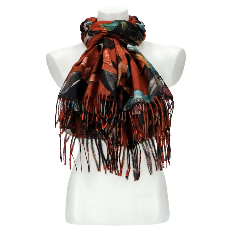Woman winter scarf X513 - BROWN - ModaServerPro