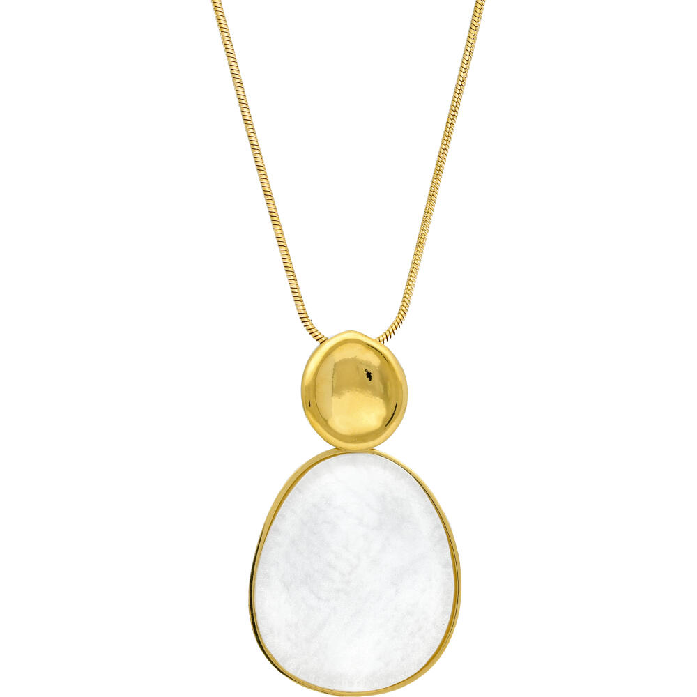 Colar em aço mulher FBU676 GOLD ModaServerPro