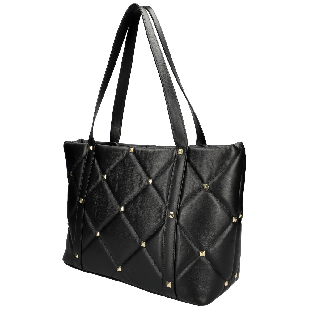 Leather handbag 6886
